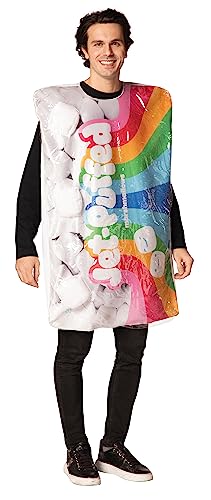 Rasta Imposta Kraft Jet-Puff Marshmallows Costume Mens Womens Candy Dress Up Cosplay Halloween Costumes, Adult One Size
