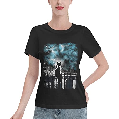 Anime Puella Magi Madoka Magica T Shirt Women Short Sleeve Shirts Fashion Casual Tee Black