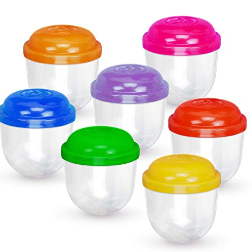 Capsule Vending Machine Translucent Acorn Capsules Empty 120 pcs 2 inch - Gumball Machine Capsules Bulk Party Favors Containers - Easter Basket Stuffers Gifts Pinata Stuffers DIY Craft Supplies