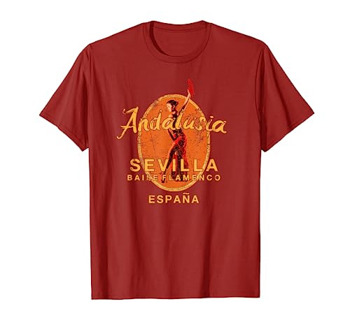 SPAIN Seville Flamenco Dance Andalusia Sevilla ESPANA T-Shirt