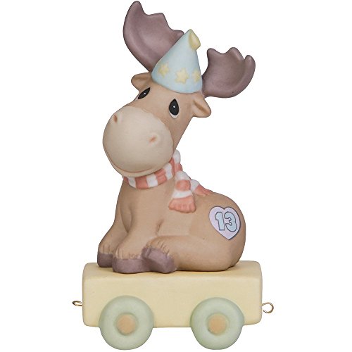 Precious Moments Birthday Train | Bisque Porcelain Figurine | Birthday Gift | Birthday Collection | Room Decor & Gifts (13)