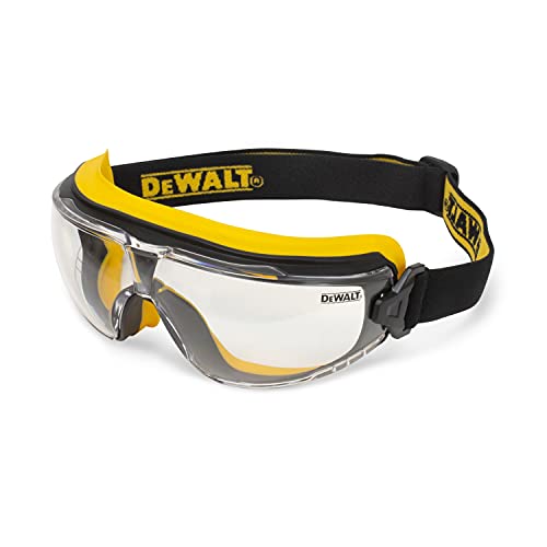 DEWALT DPG84 Insulator Safety Goggle, Anti-Fog, Clear Lens, Adjustable Strap