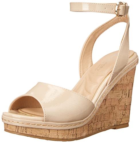 CL by Chinese Laundry womens Beaming Cloud Patent Wedge Sandal, Nude, 8 US