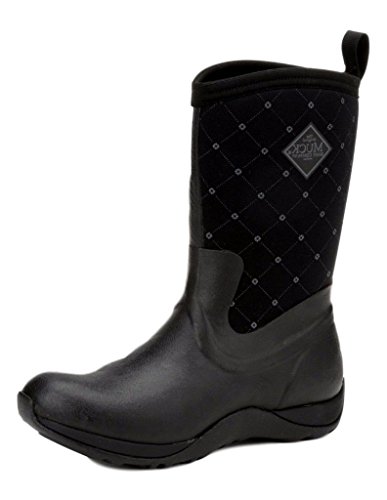 Muck Boot womens Arctic Weekend Mid Snow Boot, Black Quilt, 8 US