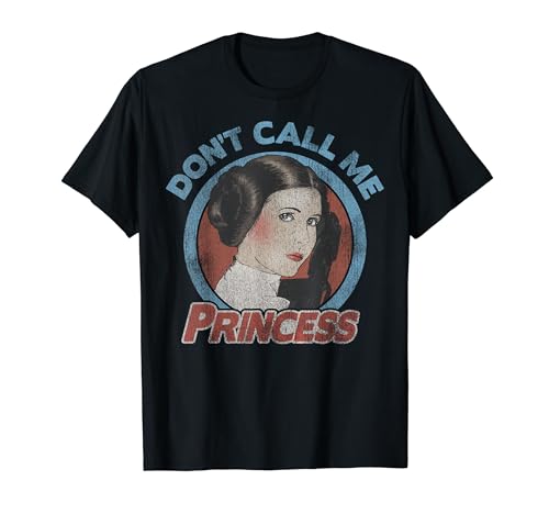 Star Wars Princess Leia Don't Call Me Vintage Portrait T-Shirt