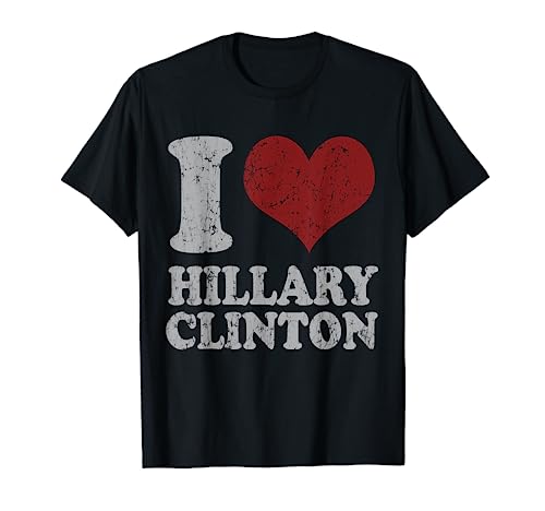Vintage I Heart Hillary Clinton T Shirt