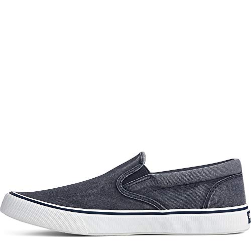 Sperry Men's Striper II Slip ON Sneaker, SW Navy, 12 M US