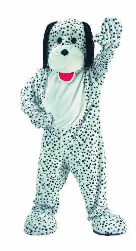 Dress Up America Dalmatian Costume - Black and White Dog Mascot - Plush Dalmatian Mascot for Adults and Teens (Adult)