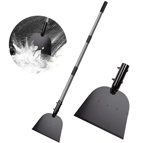 Walensee Flat Shovel,Snow Shovel, Ice Scraper, 54 inch Snow Ice Chopper for Walkway, Ice Removal Tool for Road Outdoor Garden Cleaning Scraper, Weed Remove Tool for Lawn Edging, Driveway Weeding Tool