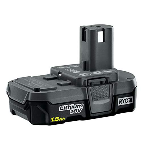 Ryobi P189 18 Volt 1.5 Ah One+ Lithium-Ion Cordless Compact Rechargeable Quick-Release Battery