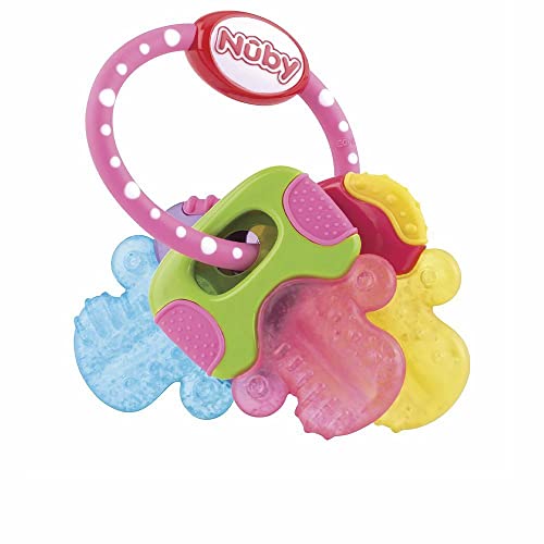 Nuby Ice Gel Teether Keys, 1 Count (Pack of 1)