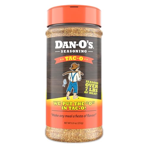 Dan-O's Seasoning Tac-O | Medium Bottle | 1 Pack (8.9 oz)