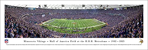 Minnesota Vikings - Final Game at The Metrodome - Panoramic Print