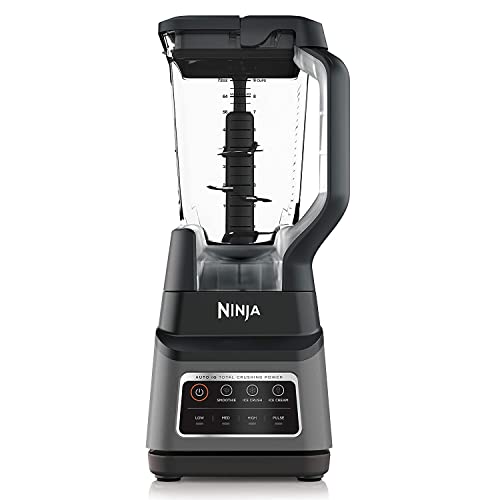 Ninja BN701 Professional Plus Blender, 1400 Peak Watts, 3 Functions for Smoothies, Frozen Drinks & Ice Cream with Auto IQ, 72-oz.* Total Crushing Pitcher & Lid, Dark Grey