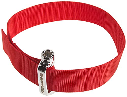 GEARWRENCH 3/8' & 1/2' Drive Heavy-Duty Oil Filter Strap Wrench, 3529D , Red