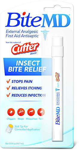 Cutter BiteMD Insect Bite Relief Stick, Analgesic And Antiseptic 0.5 Fl Oz (Pack of 1)