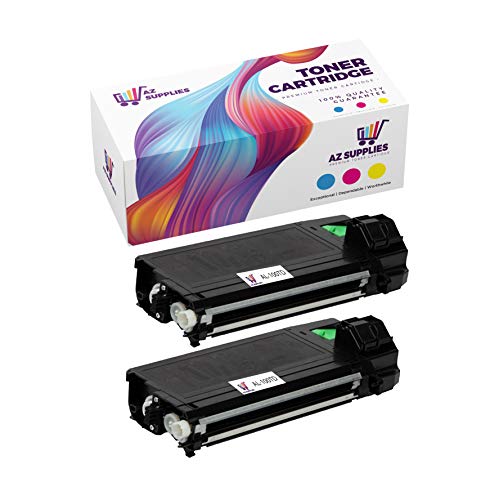 AZ Supplies Compatible Toner Cartridge- Replacement for Sharp AL-100TD AL-1000 AL-1010 AL-1020 AL-1041 AL-1200 1215 1220 1250 1251 1340 1351 1451 1520 1521 1530CS 1540CS 1551 1631 1641 (Black-2 Packs)