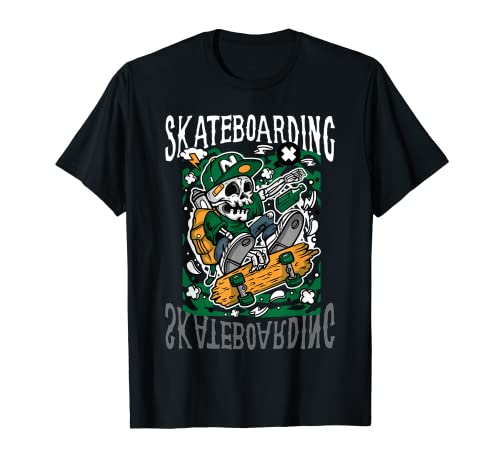 Santa Cruz Skateboarding Skull Skateboard Street Wear T-Shirt