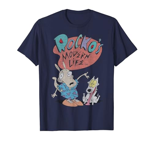 Nickelodeon Rocko's Modern Life Rocko and Spunky T-Shirt T-Shirt