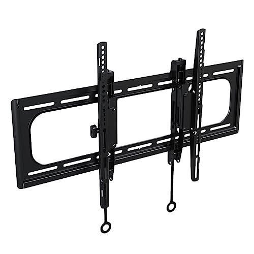 SANUS Tilting TV Wall Mount for Large TVs Up to 90” - Premium Tilt Mount w/Universal Fit - Smooth 5.7' Extension Allows for Cable Management - Includes Hardware & Drill Template for Easy Install