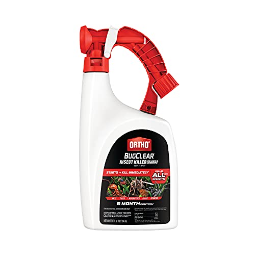 Ortho BugClear Insect Killer for Lawns & Landscapes Ready to Spray - Kills Periodical Cicadas, Ants, Spiders, Fleas, Ticks & More, Outdoor Bug Spray for up to 6 Month Insect Control, 32 oz.