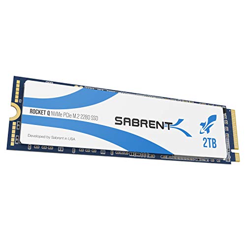 SABRENT Rocket Q 2TB NVMe PCIe M.2 2280 Internal SSD High Performance Solid State Drive R/W 3200/3000MB/s (SB-RKTQ-2TB)