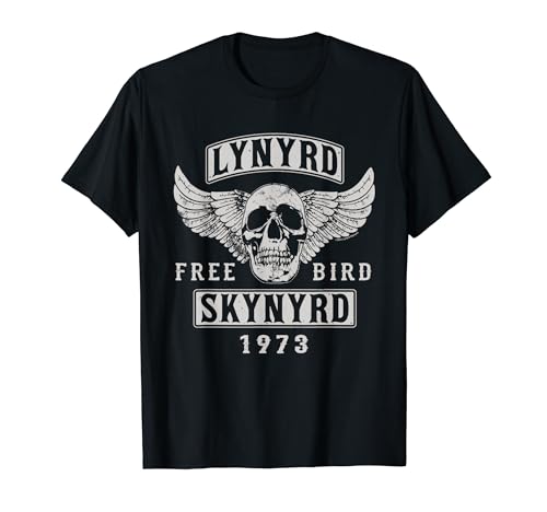 Lynyrd Skynyrd - Free Bird Skull 1973 T-Shirt