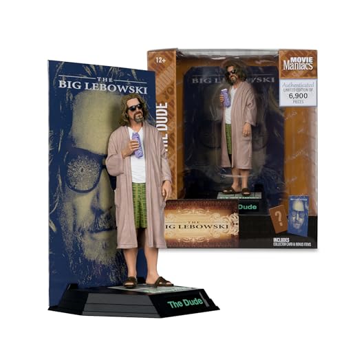 McFarlane Toys - Movie Maniacs The Dude (The Big Lebowski) 6in Posed Figure