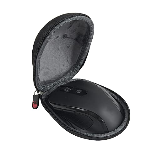 Hermitshell Hard Travel Case Fits VicTsing MM057 / HOTWEEMS D-09 / E-YOOSO/PONVIT/POLEYN 2.4G Wireless Portable Mobile Mouse Optical Mice (Only Case) (Black)