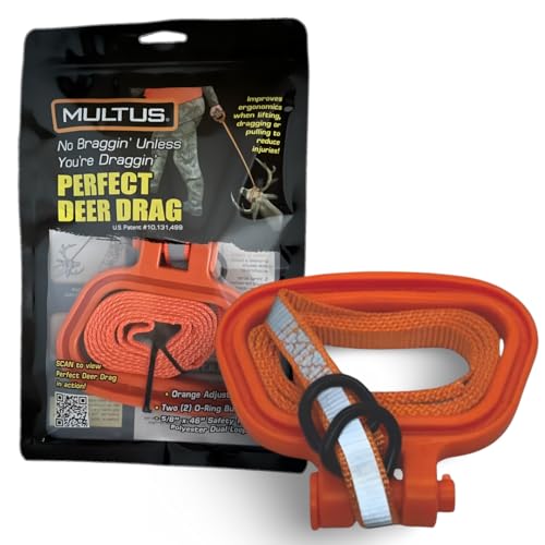 MULTUS Perfect Deer Drag Rope - Unique Hunting Gifts for Men - Essential Hunting Gear and Accessories - Deer Pull Strap