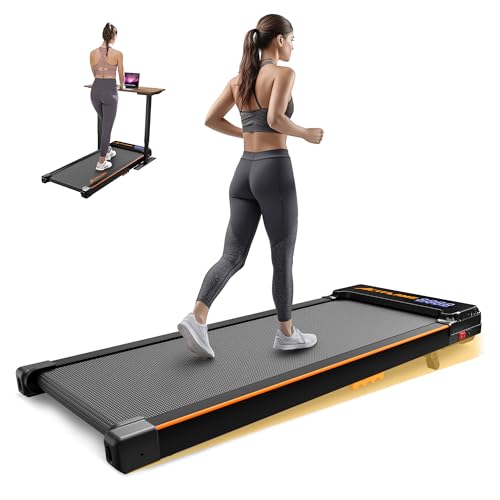 ACTFLAME Walking Pad with Incline, Portable Treadmill for Home, 2 in 1 Walking Pad Incline with Remote Control 265LB Capacity, 2.5HP Compact Treadmill with LED Display for Walking and Running