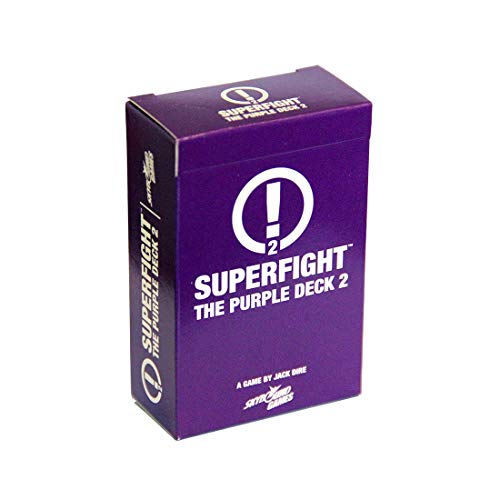 Skybound Superfight Purple Deck 2: 100 New Scenario Cards for The Game of Absurd Arguments, for Kids Teen and Adults, 3 or More Players Ages 8+