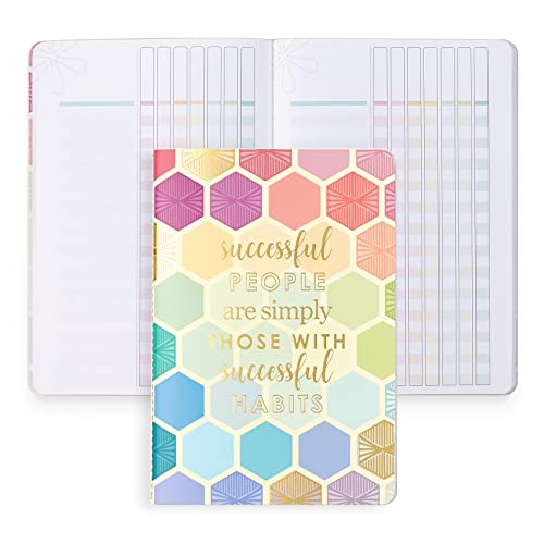 Erin Condren Designer Petite Journal Checklists - Multicolored Hexagon Design Theme. Great for Tracking Daily and Weekly Lists with Blank Customizable Fields
