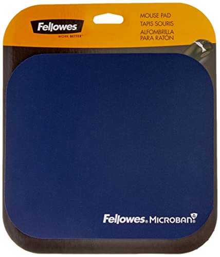 Fellowes Mouse Pad with Microban Antibacterial Protection - Navy