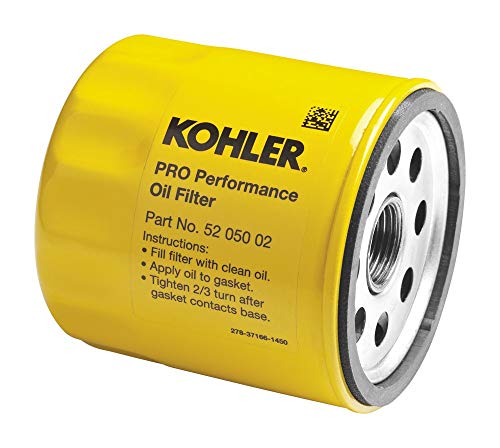 Kohler 52 050 02-S Engine Oil Filter Extra Capacity for CH11 - CH15, CV11 - CV22, M18 - M20, MV16 - MV20 and K582 (Powerful & Functional)