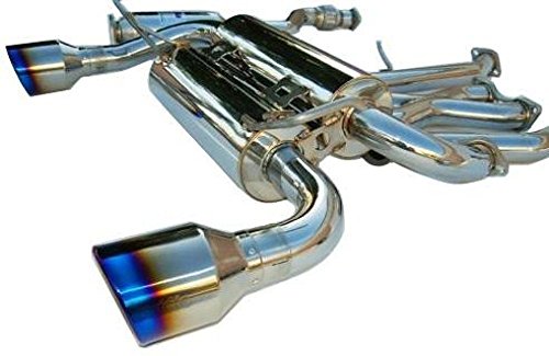 Invidia HS07IG7GID Gemini Cat-Back Exhaust System with Titanium Rolled Tip for Nissan G37 Coupe