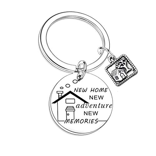 New Home Keychain Housewarming Gift For New Homeowners Realtor Closing Gifts (New Home)
