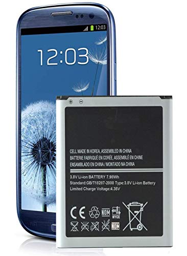Cleantt Galaxy S3 Battery, 2100mAh Li-ion Battery Replacement for Samsung Galaxy S3, EB-L1G6LLU, Verizon I535, T-Mobile T999, Sprint L710, AT&T I747, R530, LTE I9305
