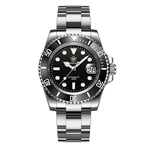 Steeldive Men's Automatic Watch SD1953 Stainless Steel NH35 Movement 300m Water Resistant Pro Diver