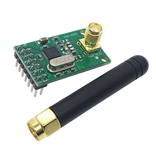 HiLetgo NRF905 Wireless Transceiver Module PTR8000+ 433/486/915MHz with Antenna NF905SE