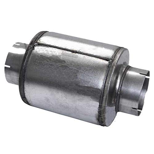 Exhaust Resonator Galvanized Steel 5 Inch Inlet With 9 Inch Body