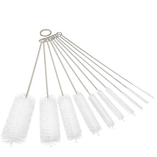 10 Pieces Drinking Straw Cleaning Brush Straw Cleaner Straw Brush Pipe Cleaners Tube Bottle Cleaning Brush