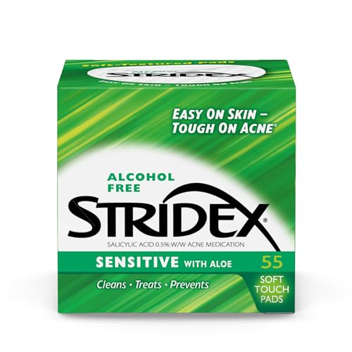 Stridex Medicated Pads, Sensitive, 55 Count