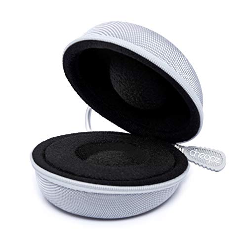 Cheopz Travel Watch Case Single Storage Box for Wristwatches & Smart Watches up to 50mm, Silver