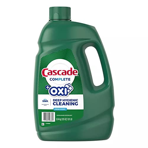 CASCADE Cascade Complete Gel and Oxi Dishwasher Detergent, 125 Fl. oz.