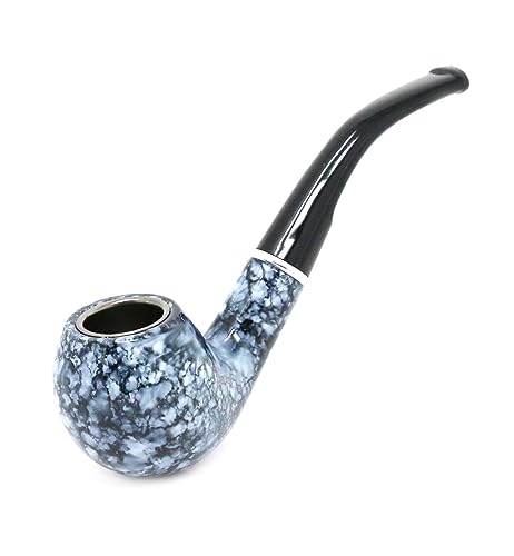GStar Marbleized Tobacco Durable Pipe, perfect for tobacco and for props.