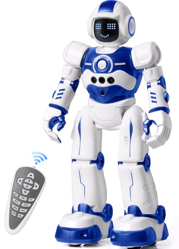 EduCuties Robot Toys for Kids,Programmable Remote Control Smart Walking Dancing Robot Toy Gift with Gesture & Sensing for Age 4 5 6 7 8 9 10 Year Old Boys for Birthday Gift Present