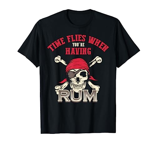 Time Flies When You're Having Rum Shirt | Rum Drinkers Gift