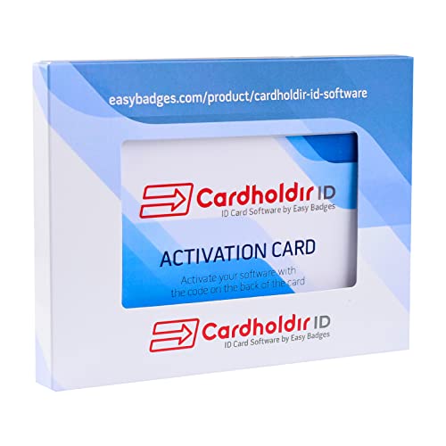 Cardholdir ID Software by Easy Badges- PC & MAC ID Card Design Printer Software - Beginner Edition