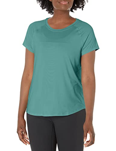 C9 Champion womens Soft Tech Tee T Shirt, Aqua Tonic, Medium US